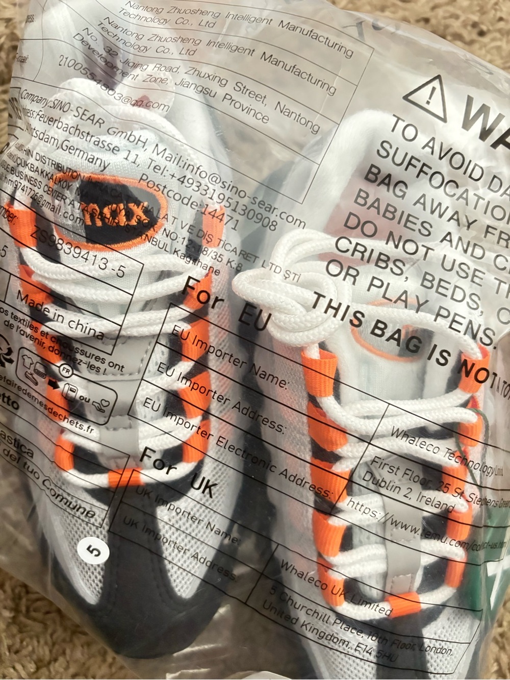 NWT NIKE AIR MAX 95 OG BRIGHT MANDARIN 
(2025), (PS), size US 1Y